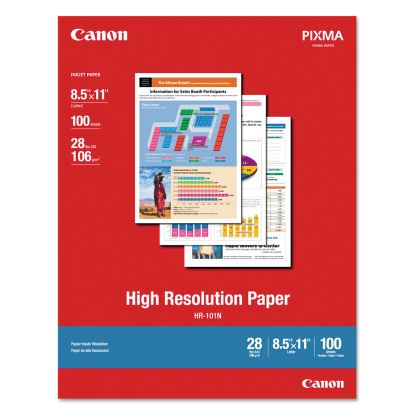 High Resolution Paper, 8.5 x 11, Matte White, 100/Pack 1