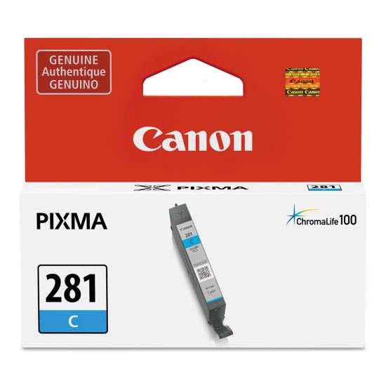 2088C001 (CLI-281) ChromaLife100+ Ink, 259 Page-Yield, Cyan 1