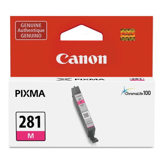 2089C001 (CLI-281) ChromaLife100+ Ink, 233 Page-Yield, Magenta 1