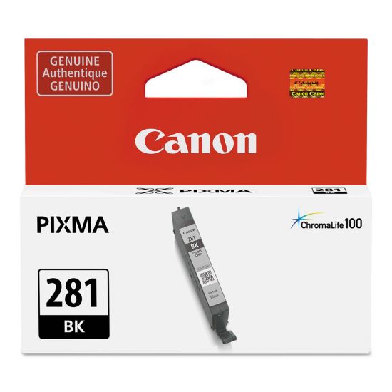 2091C001 (CLI-281) ChromaLife100+ Ink, 750 Page-Yield, Black 1