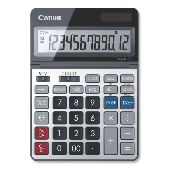 TS-1200TSC Desktop Calculator, 12-Digit LCD 1