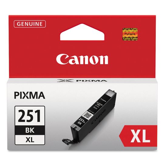 6448B001 (CLI-251XL) ChromaLife100+ High-Yield Ink, 5,530 Page-Yield, Black 1