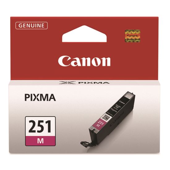 6515B001 (CLI-251) ChromaLife100+ Ink, 298 Page-Yield, Magenta 1