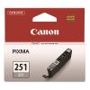 6517B001 (CLI-251) ChromaLife100+ Ink, 780 Page-Yield, Gray 1