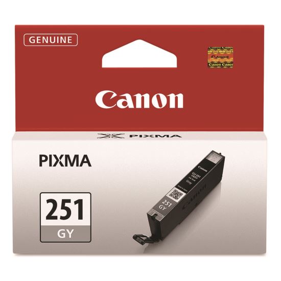 6517B001 (CLI-251) ChromaLife100+ Ink, 780 Page-Yield, Gray 1