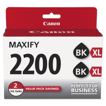 9255B006 (PGI-2200XL) High-Yield Ink, 1,000 Page-Yield, Black, 2/Pack 1