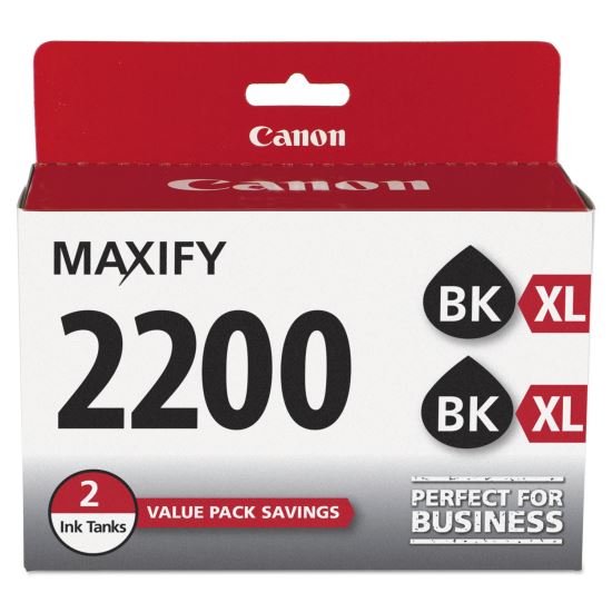 9255B006 (PGI-2200XL) High-Yield Ink, 1,000 Page-Yield, Black, 2/Pack 1