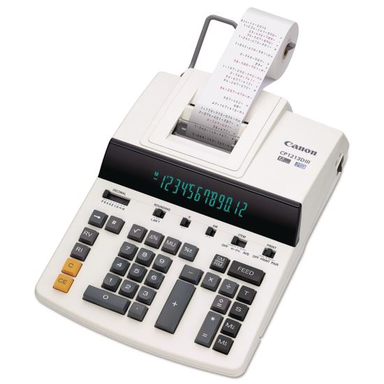 CP1213DIII 12-Digit Heavy-Duty Commercial Desktop Printing Calculator, Black/Red Print, 4.8 Lines/Sec 1
