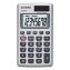 HS-8VA Handheld Calculator, 8-Digit LCD, Silver 1