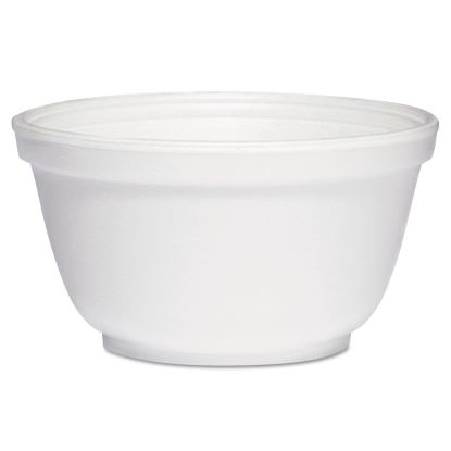 Foam Bowls, 10 oz, White, 50/Pack, 20 Packs/Carton 1
