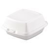 Foam Hinged Lid Containers, 6 x 5.78 x 3, White, 500/Carton 1