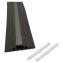 Medium-Duty Floor Cable Cover, 2.75 x 0.5 x 6 ft, Black 1