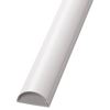 Decorative Desk Cord Cover, 60" x 2" x 1" Cover, White 1