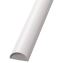 Decorative Desk Cord Cover, 60" x 2" x 1" Cover, White 1