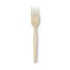 SmartStock Plastic Cutlery Refill, Forks, 6.5", Series-O Mediumweight Bio-Blend, Beige, 40/Pack, 24 Packs/Carton 1