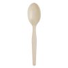 SmartStock Plastic Cutlery Refill, Spoons, 6", Series-O Mediumweight Bio-Blend, Beige, 40/Pack, 24 Packs/Carton 1