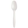 SmartStock Plastic Cutlery Refill, Teaspoon, 5.5", Series-B Mediumweight, White, 40/Pack, 24 Packs/Carton 1