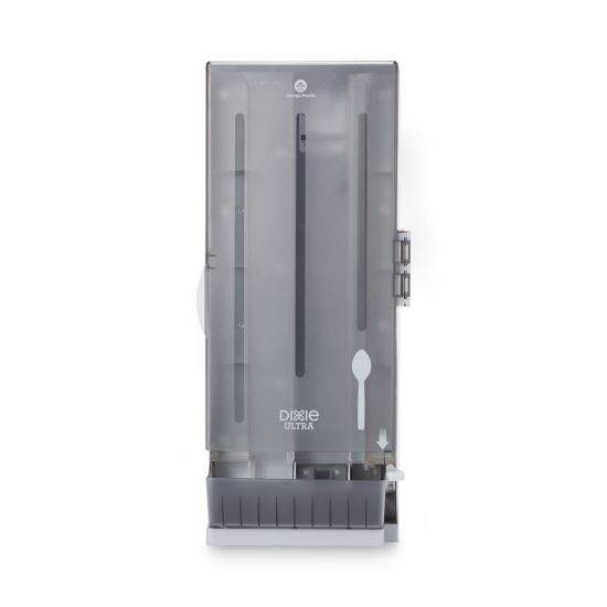 SmartStock Utensil Dispenser, Spoons, 10 x 8.78 x 24.75, Smoke 1