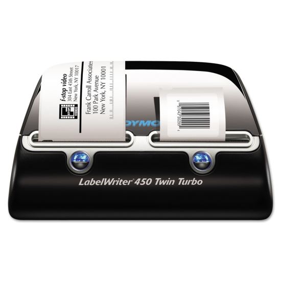 LabelWriter 450 Twin Turbo Label Printer, 71 Labels/min Print Speed, 5.5 x 8.4 x 7.4 1