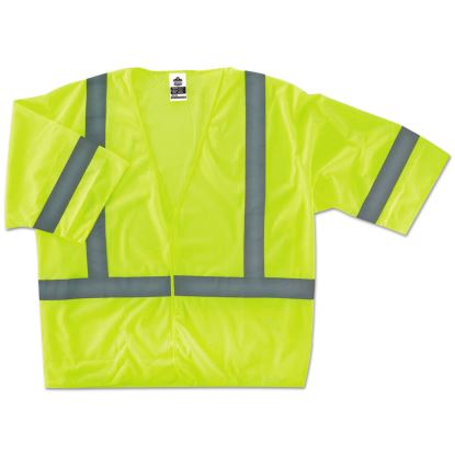 GloWear 8310HL Type R Class 3 Economy Mesh Vest, Large to X-Large, Lime 1