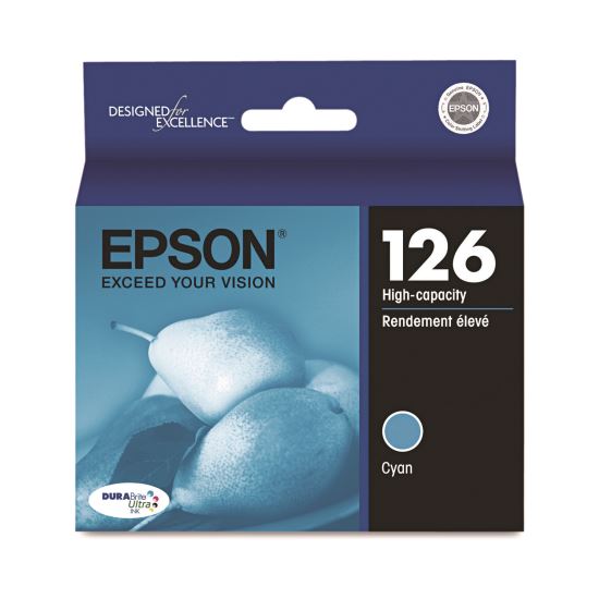 T126220-S (126) DURABrite Ultra High-Yield Ink, Cyan 1