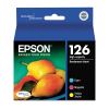 T126520-S (126) DURABrite Ultra High-Yield Ink, Cyan/Magenta/Yellow, 3/Pack 1