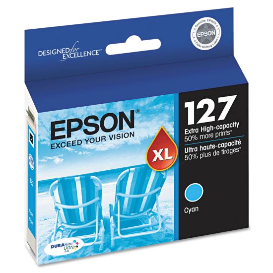 T127220-S (127) DURABrite Ultra Extra High-Yield Ink, Cyan 1
