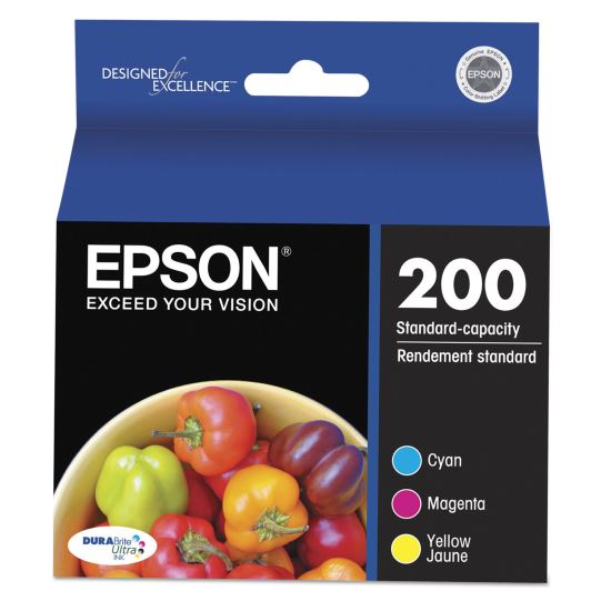 T200520-S (200) DURABrite Ultra Ink, 165 Page-Yield, Cyan/Magenta/Yellow 1