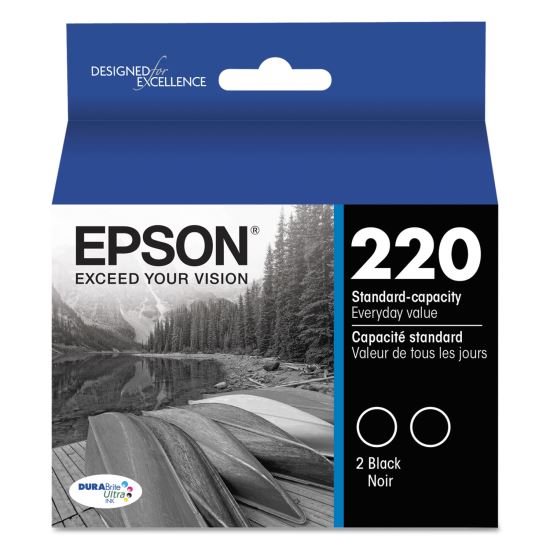 T220120-D2 (220) DURABrite Ultra Ink, Black, 2/Pack 1