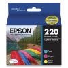 T220520-S (220) DURABrite Ultra Ink, 165 Page-Yield, Cyan/Magenta/Yellow 1