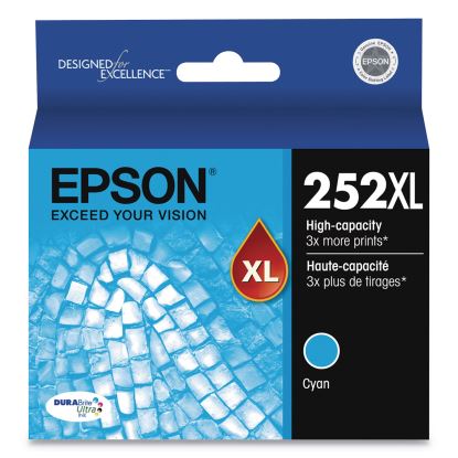 T252XL220-S (252XL) DURABrite Ultra High-Yield Ink, 1,100 Page-Yield, Cyan 1
