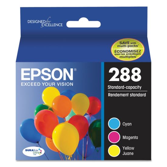 T288520-S (288) DURABrite Ultra Ink, Cyan/Magenta/Yellow 1