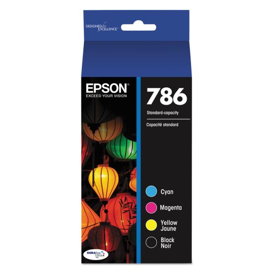 T786120-BCS (786) DURABrite Ultra Ink, Black/Cyan/Magenta/Yellow 1