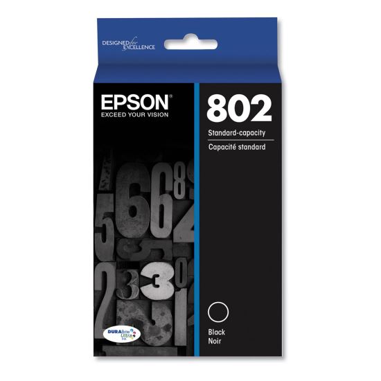 T802120-S (802) DURABrite Ultra Ink, 900 Page-Yield, Black 1