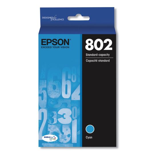 T802220-S (802) DURABrite Ultra Ink, 650 Page-Yield, Cyan 1