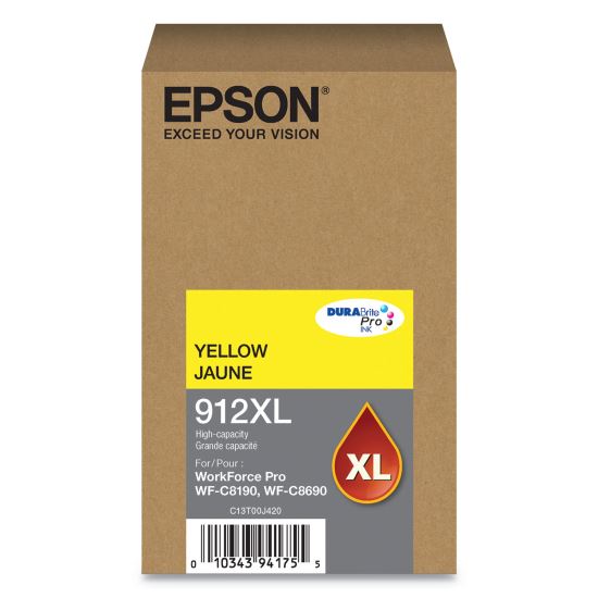 T912XL420 (912XL) DURABrite Pro High-Yield Ink, 4600 Page-Yield, Yellow 1