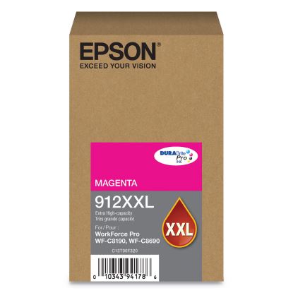 T912XXL320 (912XXL) DURABrite Pro Extra High-Yield Ink, 8000 Page-Yield, Magenta 1