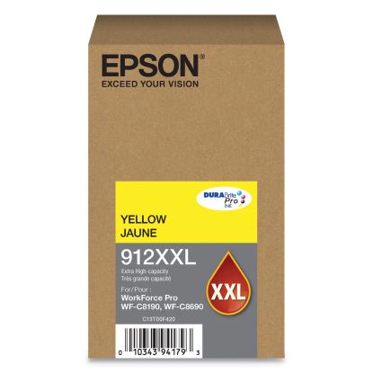 T912XXL420 (912XXL) DURABrite Pro Extra High-Yield Ink, 8000 Page-Yield, Yellow 1