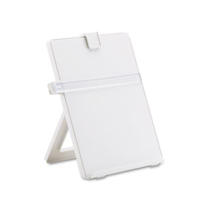 Non-Magnetic Desktop Copyholder, 25 Sheet Capacity, Plastic, Platinum 1