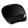 Gel Crystals Mouse Pad with Wrist Rest, 7.87 x 9.18, Black 1