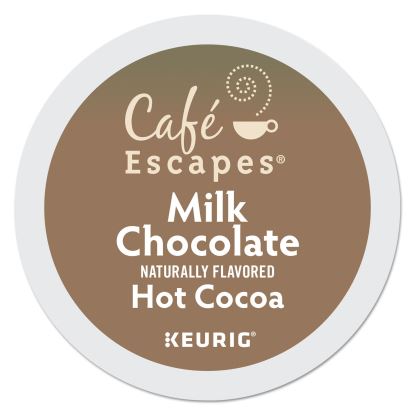 Cafe Escapes Milk Chocolate Hot Cocoa K-Cups, 96/Carton 1