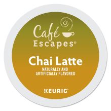 Cafe Escapes Chai Latte K-Cups, 96/Carton 1