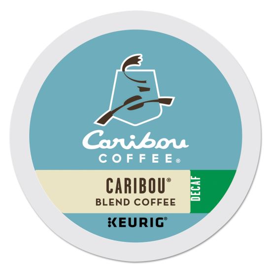 Caribou Blend Decaf Coffee K-Cups, 96/Carton 1