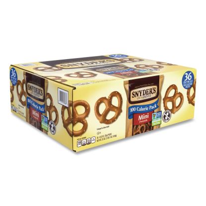 Mini Pretzels, 0.92 oz Bags, 36 Bags/Carton, Delivered in 1-4 Business Days 1