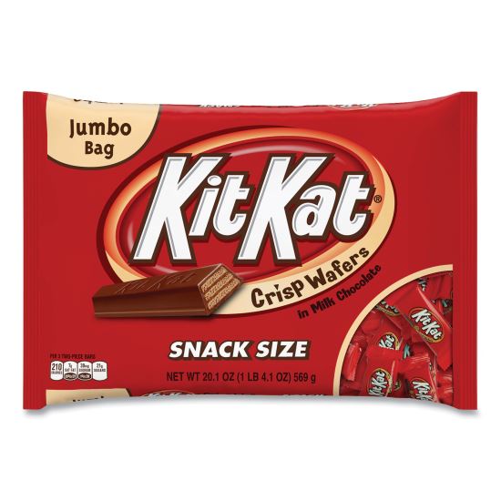 Snack Size, Crisp Wafers in Milk Chocolate, 20.1 oz Bag, Delivered in 1-4 Business Days 1