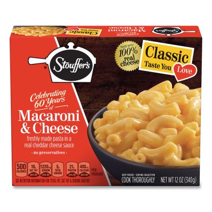 Classics Macaroni and Cheese Meal, 12 oz Box, 6 Boxes/Pack, Delivered in 1-4 Business Days 1