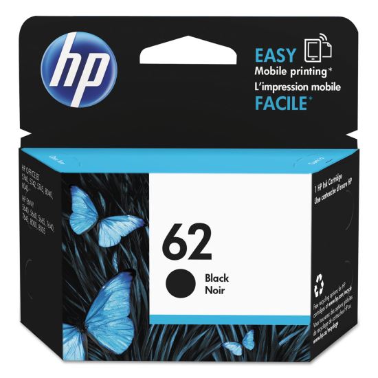 HP 62, (C2P04AN) Black Original Ink Cartridge 1