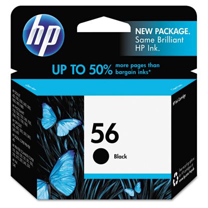 HP 56, (C6656AN) Black Original Ink Cartridge 1