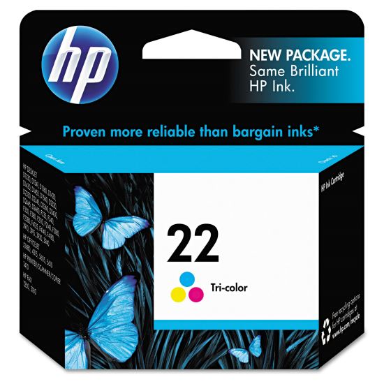 HP 22, (C9352AN) Tri-Color Original Ink Cartridge 1