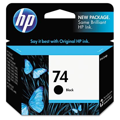 HP 74, (CB335WN) Black Original Ink Cartridge 1